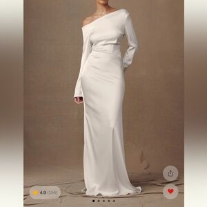 Meshki One Shoulder White Dress